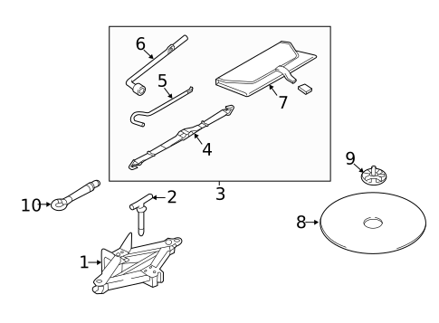 Jack & Components for 2019 Mazda CX-9 #0
