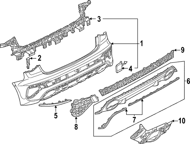 8Y5807067FGRU - Body: Bumper Cover for Audi Image