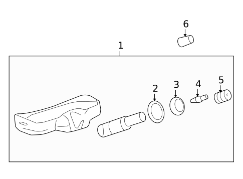 Tire Pressure Monitor Components for 2010 Saturn Sky #0