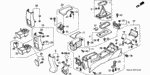 90137SH3000 - Interior/Bumper: SCREW, TAPPING (4X16) for Honda Image