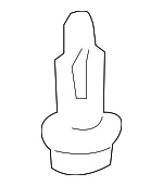 90467A0008 - Body: Bumper Cover Retainer for Lexus: ES300, ES330, GS300, GS350, GS400, GS430, GS460, GX470, IS F, IS250, IS350, LS430, LS460, LX470, RX300, RX330, RX350, RX400h, SC300, SC400 Image