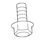 9008015077 - Body: Bumper Cover Bolt for Lexus: ES250, ES300, ES300h, ES330, ES350, GS F, GS200t, GS300, GS350, GS430, GS450h, GS460, GX470, GX550, IS F, IS200t, IS250, IS300, IS350, IS500, LC500, LC500h, LS430, LS460, LS500, LS500h, LS600h, LX570, LX600, LX700h, NX250, NX350, NX350h, NX450h+, RC F, RC200t, RC300, RC350, RX300, RX330, RX350, RX350h, RX350L, RX400h, RX450h, RX450h+, RX450hL, RX500h, RZ300e, RZ450e, TX350, TX500h, TX550h+ Image