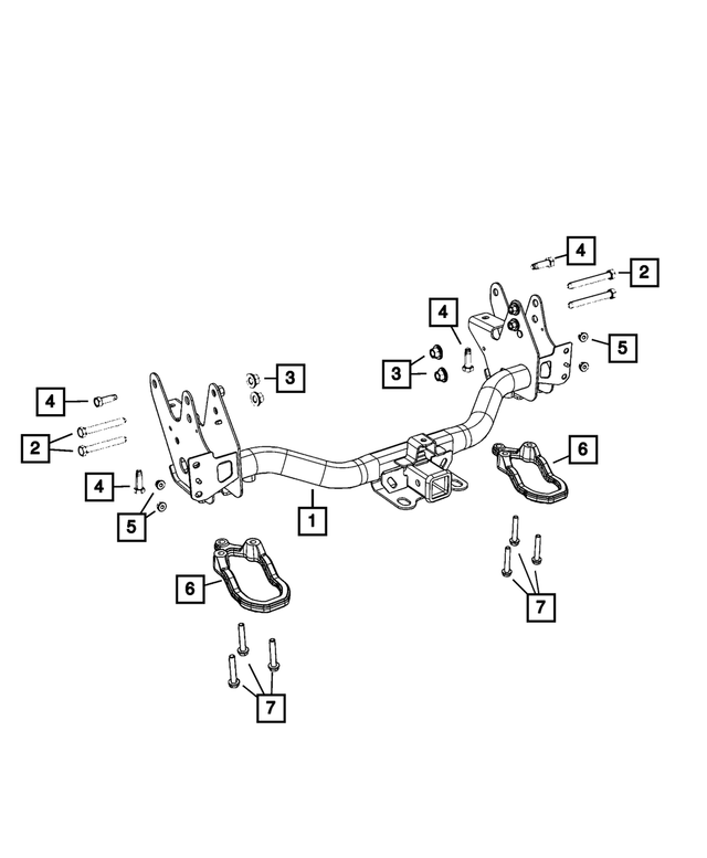 6104710AA - Frame, Bumper and Fascia: Hex Flange Lock Nut for Mopar Image