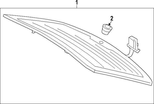 80F845501ANVB - Body: Lift Gate Glass for Audi Image