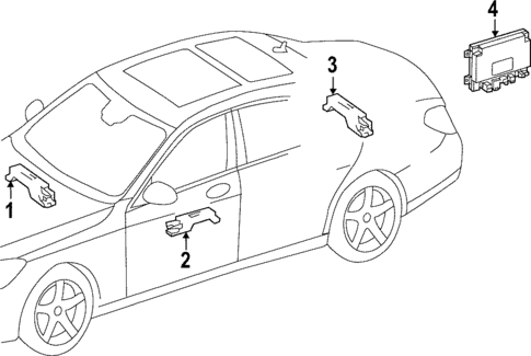 Keyless Entry Components for 2025 Mercedes-Benz C43 AMG #0