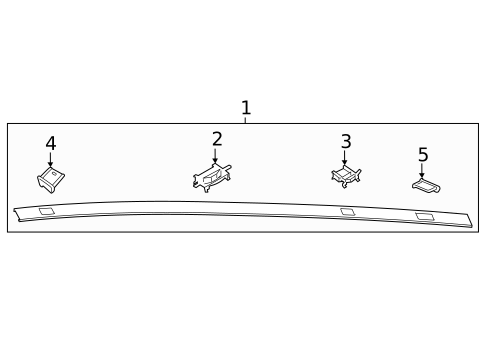 Exterior Trim - Roof for 2020 Hyundai Venue #0