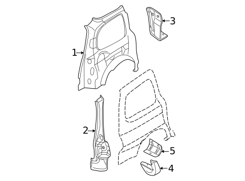 Inner Structure for 2003 Kia Sedona #0