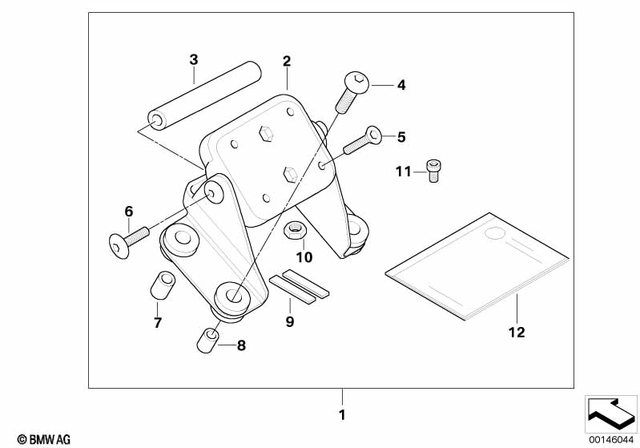 65908559633 - Navigation &amp; Communication: Axle -  for BMW-Motorrad Image image