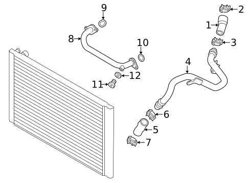 Hoses & Lines for 2011 Audi A8 Quattro #3