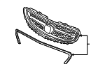 75114S0KA01 - Body: Grille for Acura Image