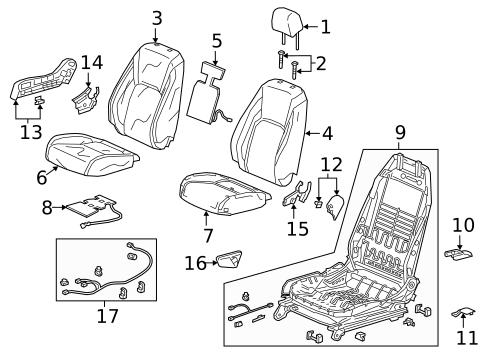 Heated Seats for 2021 Honda Clarity #0