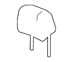 81140TRTA01ZC - Body: Headrest for Honda: Clarity Image