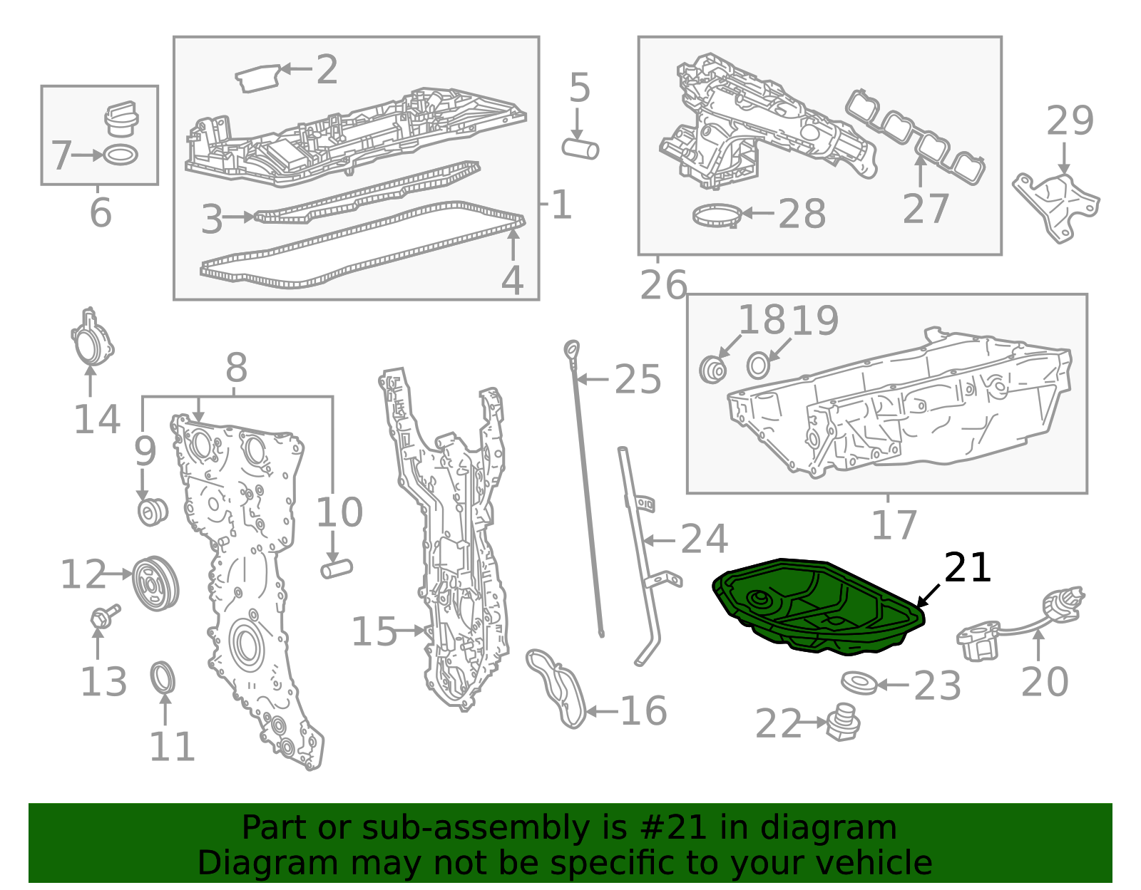 12102-F0050 - Oil Pan 2024-2025 Toyota Tacoma | Longo Toyota - View #3
