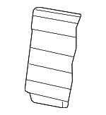 5MH83JRRAB - Body: Seat Back Cover for Jeep: Wrangler, Wrangler JK Image