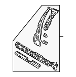 1J4809219G - Body: Inner Center Pillar for Volkswagen: Golf, Jetta Image