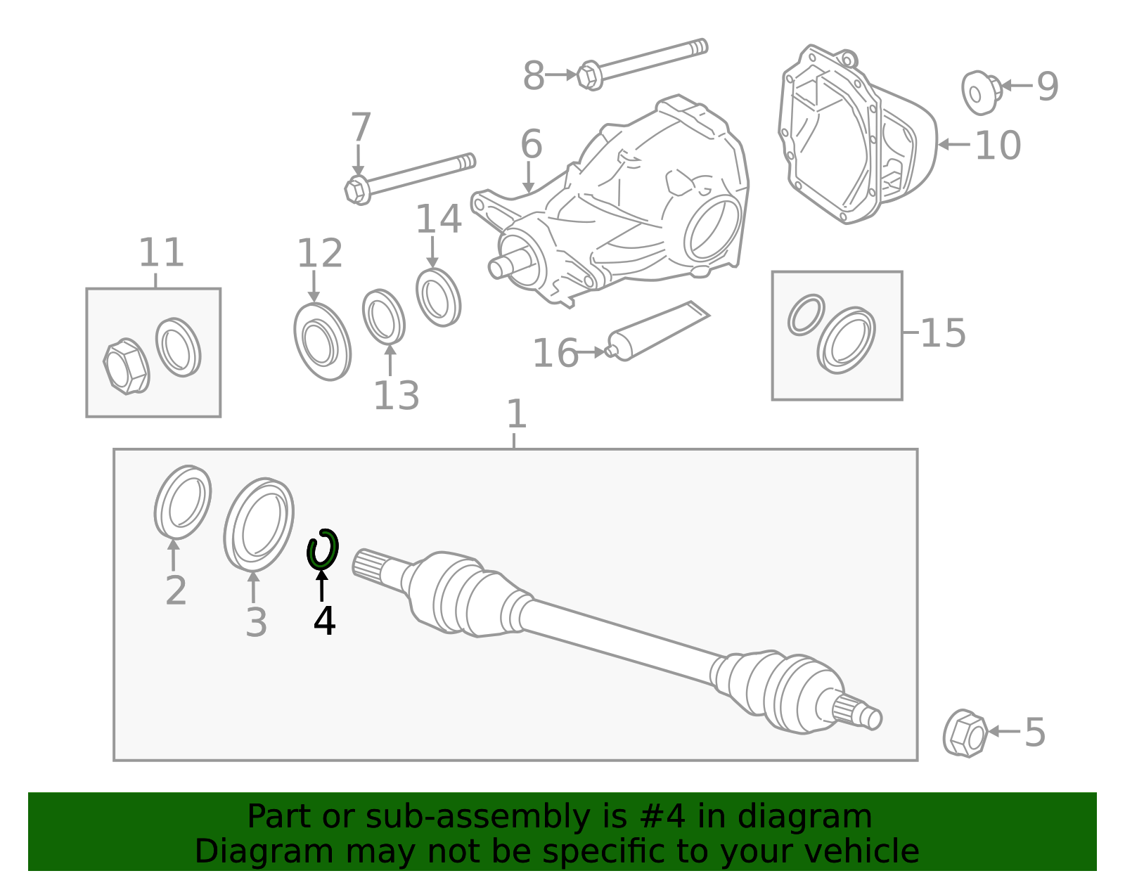 Genuine BMW 33-13-1-213-997 | Axle Assembly Lock Ring | FREE Shipping ...