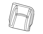 6RE81BD3AE - Body: Seat Back Cover for Ram: 1500 Image