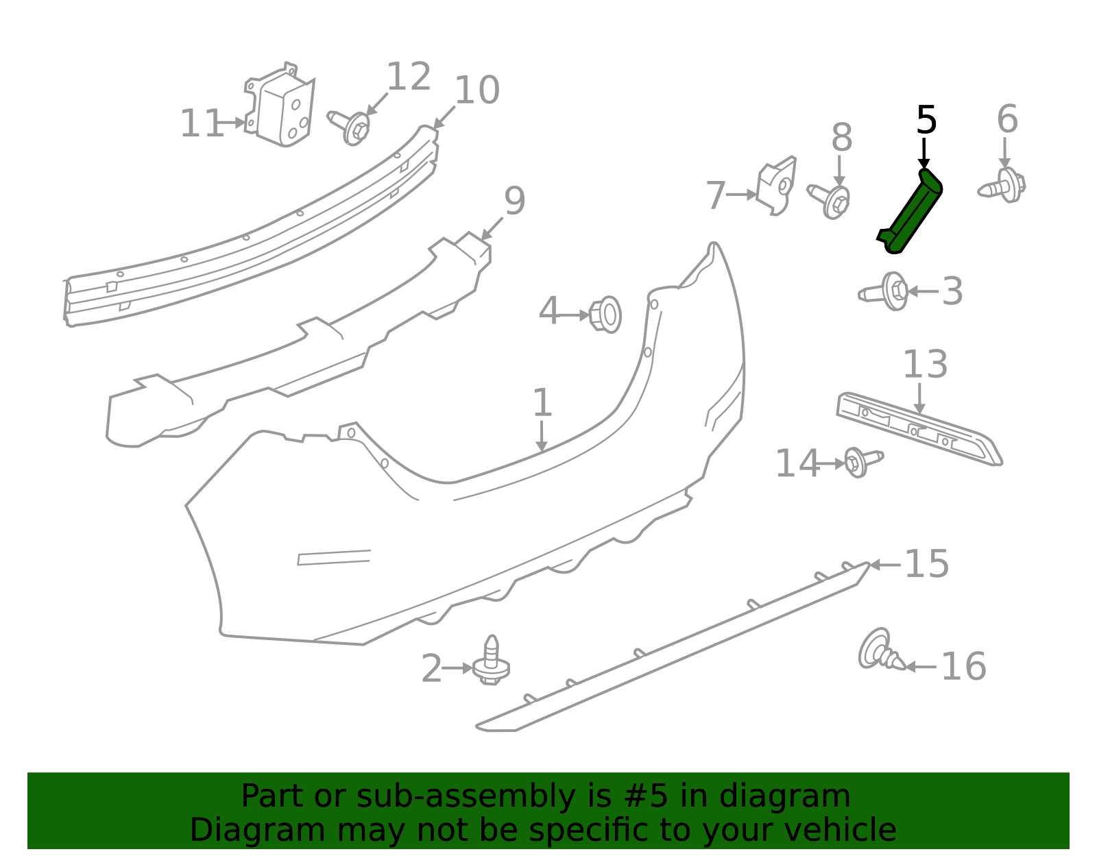 2018-2025 Nissan LEAF Side Bracket 85227-5SK0A | OEM Parts Online