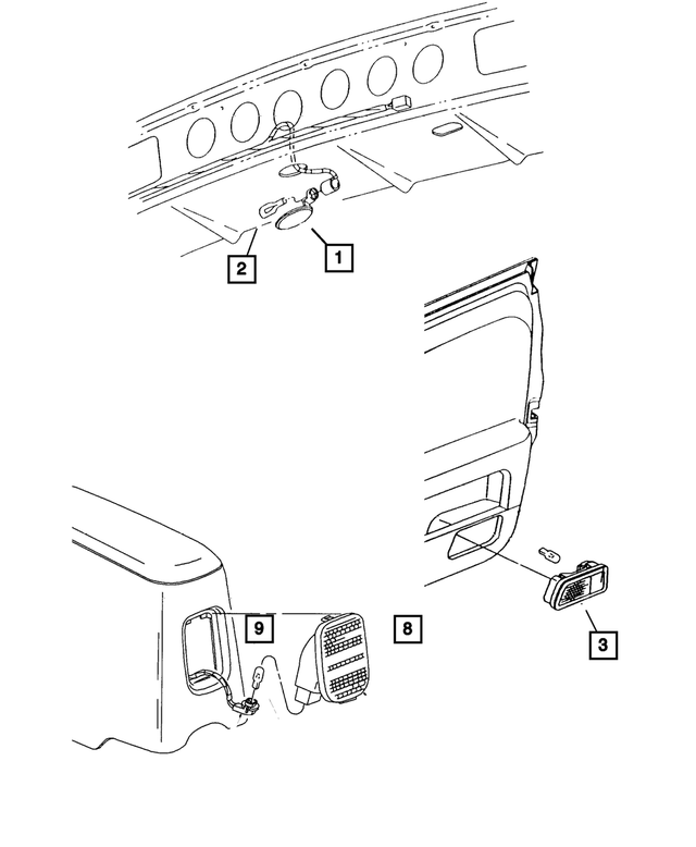4608692AA - Electrical: Floor Console Lamp for Mopar Image image