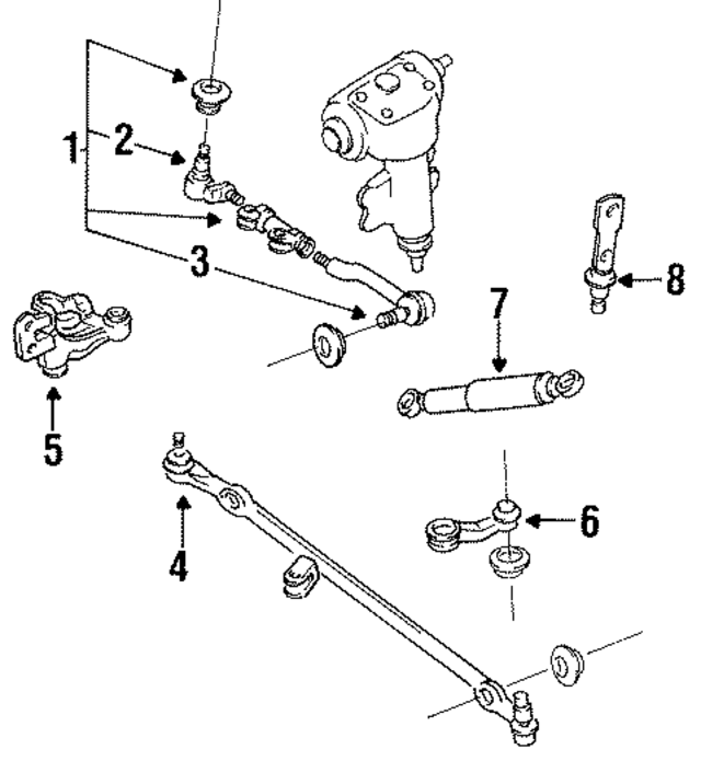 4856061G25 - : Center Link for Nissan Image