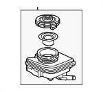 46660TJBA01 - Body: Reservoir Tank for Acura Image