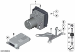 34516786873 - Brakes: Bracket Hydro Unit for BMW Image
