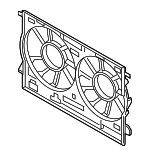 PAB12120730 - Cooling System: Engine Cooling Fan Shroud for Porsche Image