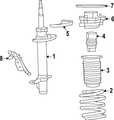 Struts & Components for 2025 Ram ProMaster EV #0