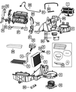 68004020AA - Air Conditioners and Heaters: Heater Core Tubes O Ring for Mopar Image image