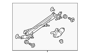86510CC010 - : Wiper Transmission for Subaru: BRZ Image