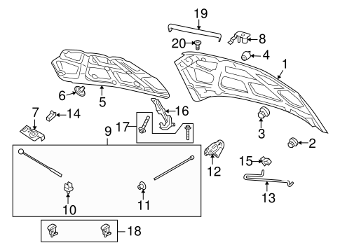 thumbnail image 2 of A-Premium Front Hood Latch Assembly For Chevrolet Aveo 2004-2011 & Aveo5 2009-2011 Models 2 of 10