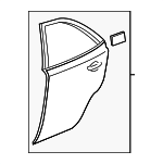 6700475030 - Body: Door Shell for Lexus: HS250h Image