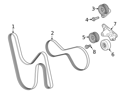 Belts & Pulleys for 2016 Chevrolet SS #0