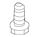 C2Z2320 - : Radiator Support Splash Shield Screw for Jaguar: F-Pace, XE, XF Image