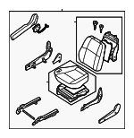 870006W002 - Body: Seat Assembly for Nissan: Pathfinder Image