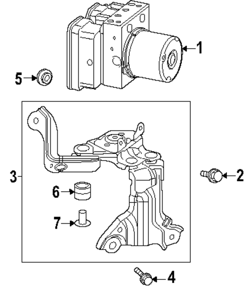 ABS Components for 2022 Toyota RAV4 #0