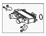 17900F4010 - Cooling System: Inter-cooler for Toyota Image