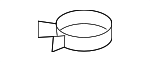 9613240700 - Cooling System: Vacuum Hose Clamp for Toyota Image