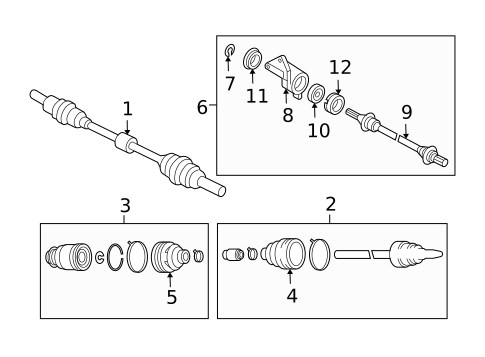 Drive Axles for 2011 Mazda 6 #0