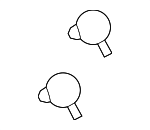 7B0919243B - Body: Power Outlet Cap for Volkswagen: Routan Image