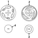 K24137170 - Suspension: Wheel Cover for Kia: Sephia Image