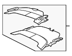 1JB76XT1AB - Body: Convertible Top Stowage Compartment Lid for Chrysler: Sebring Image
