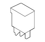 952202S000 - : Accessory Power Relay for Genesis: Electrified GV70, G90, GV60, GV70 | Hyundai: Accent, Genesis Coupe, Ioniq 5, Kona, Santa Cruz, Santa Fe, Tucson, Venue Image