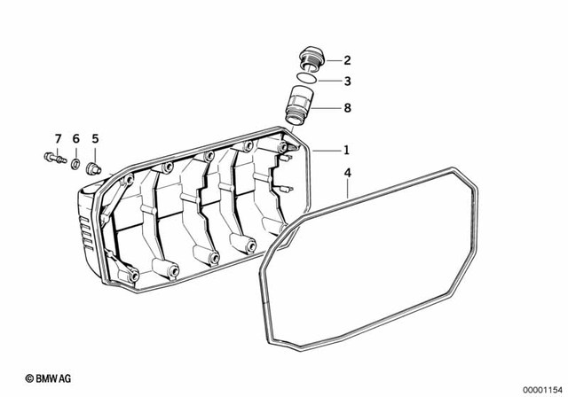 11141460466 - : Gasket                    for BMW-Motorrad Image
