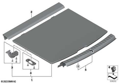 Luggage Compartment for 2024 Mini Countryman SE ALL4 #2