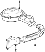 22505168 - Cooling System: Air Inlet Duct for Buick: Riviera | Cadillac: Eldorado, Seville | Oldsmobile: Toronado Image