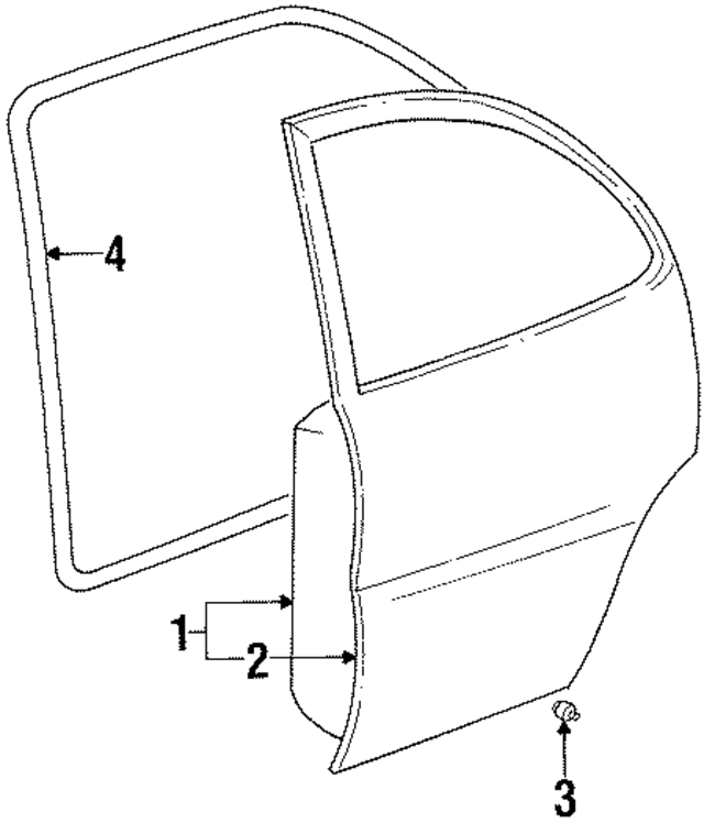94857677 - : Door Shell for GM Image
