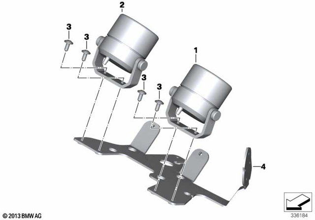 18518531936 - Audio, Navigation, Information Systems: Body Screw without Shoulder - M5X12-A2-70 for BMW-Motorrad Image
