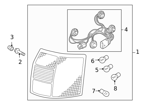 Tail Lamps for 2004 Audi A4 Quattro #1