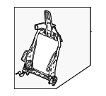 81125T60A01 - Body: Seat Back Frame for Honda Image